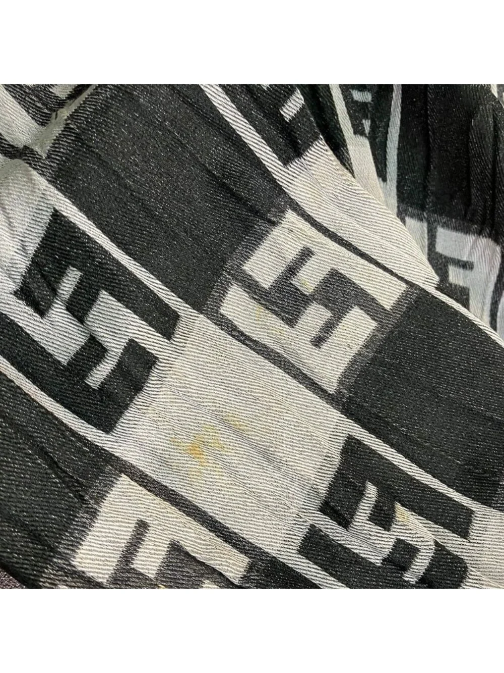 Fendi Shawl Wool Silk Scarf